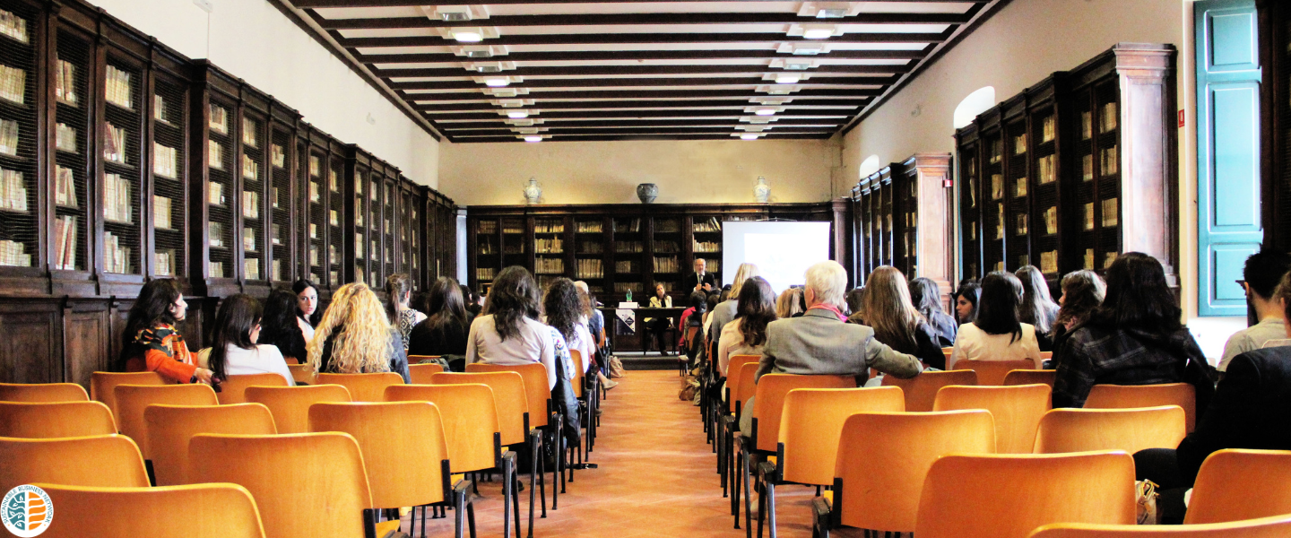 Training room with people