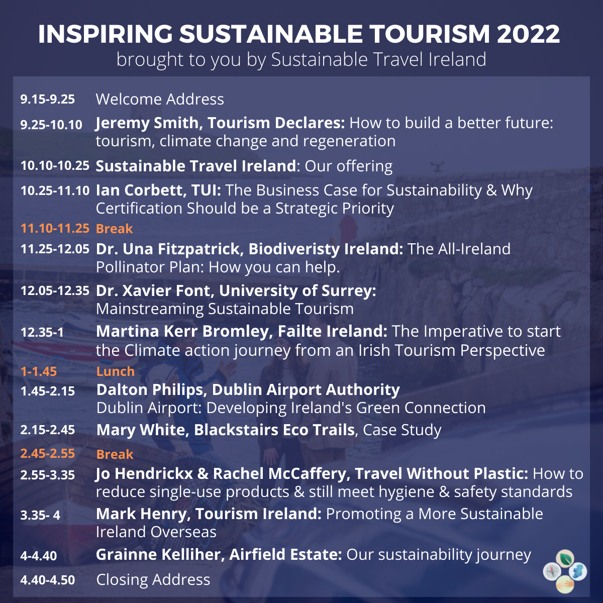 Inspiring Sustainable Tourism Conference 2022 Agenda